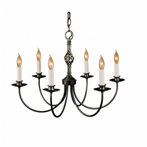 Hubbardton Forge Twist Basket 6 Arm Chandelier Model: 108060-SKT-86