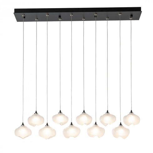 Hubbardton Forge Ume 10 Light Rectangular Pendant Model: 131203-SKT-STND-05-ZM0709