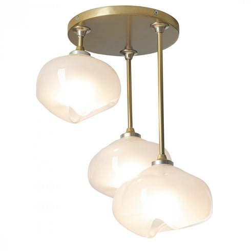 Hubbardton Forge Ume 3 Light Semi Flush Model: 121373-SKT-86-ZM0709