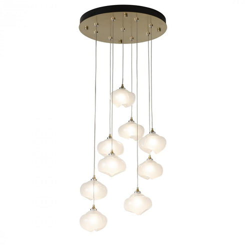 Hubbardton Forge Ume 9 Light Round Pendant Model: 131103-SKT-STND-07-YL0709