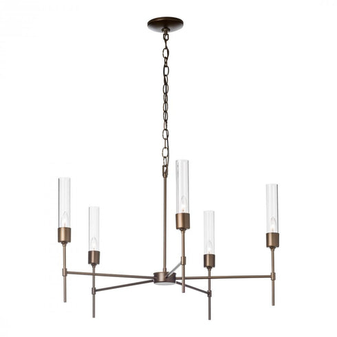 Hubbardton Forge Vela 5 Arm Chandelier Model: 105045-SKT-07-ZM0611