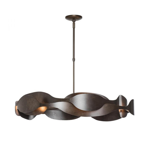 Hubbardton Forge Waves Pendant Model: 132160-SKT-STND-82
