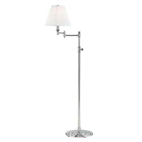 Hudson Valley 1 Light Floor Lamp Model: MDSL601-PN