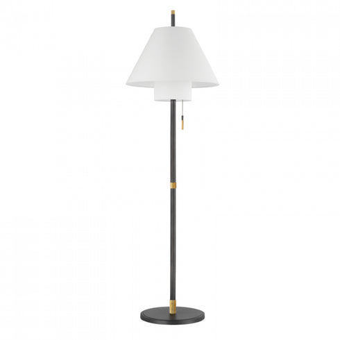 Hudson Valley 1 Light Floor Lamp Model: PIL1899401-AGB/DB