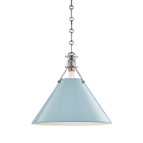 Hudson Valley 1 Light Large Pendant Model: MDS352-PN/OW