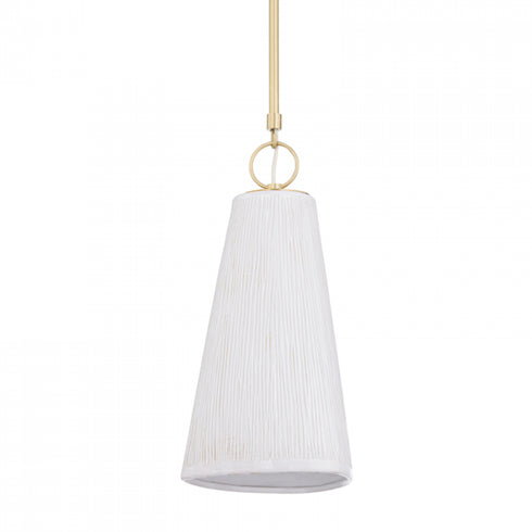 Hudson Valley 1 Light Pendant Model: 1620-AGB/CSV