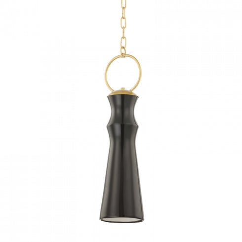Hudson Valley 1 Light Pendant Model: 2270-AGB/CGM