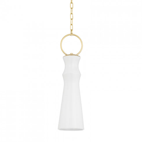 Hudson Valley 1 Light Pendant Model: 2270-AGB/CGM