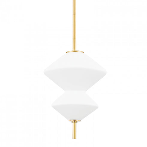 Hudson Valley 1 Light Pendant Model: 7401-AGB