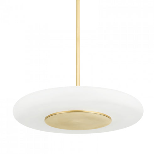Hudson Valley 1 Light Pendant Model: PI1896701L-AGB
