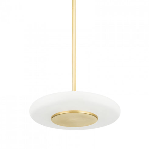 Hudson Valley 1 Light Pendant Model: PI1896701S-AGB