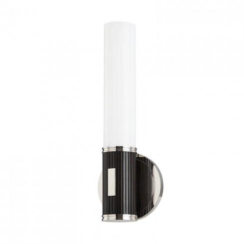 Hudson Valley 1 Light Sconce Model: 3614-PN/BBR