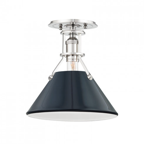 Hudson Valley 1 Light Semi Flush Model: MDS353-AGB/DBL