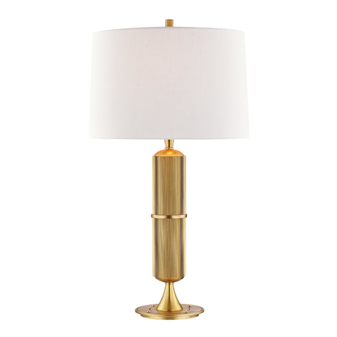 Hudson Valley 1 Light Table Lamp Model: L1187-AGB