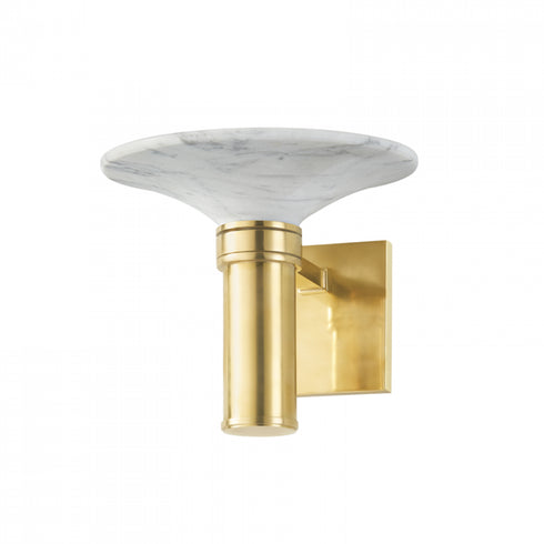 Hudson Valley 1 Light Wall Sconce Model: 1800-AGB