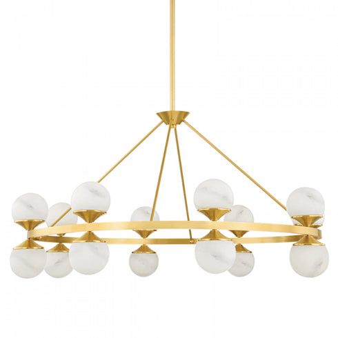 Hudson Valley 16 Light Chandelier Model: 8241-AGB