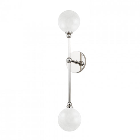 Hudson Valley 2 Light Wall Sconce Model: 4802-AGB