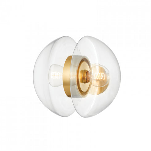 Hudson Valley 2 Light Wall Sconce Model: 9403-AGB