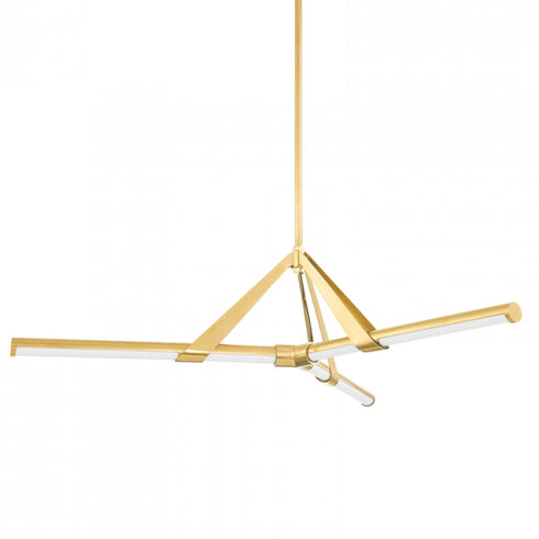 Hudson Valley 3 Light Chandelier Model: 3046-BLNK