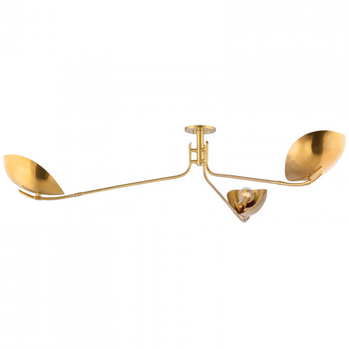 Hudson Valley 3 Light Semi Flush Model: 1753-AGB