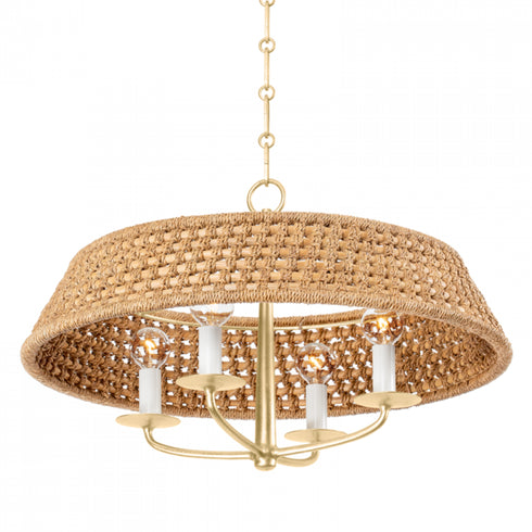 Hudson Valley 4 Light Chandelier Model: 2722-VGL