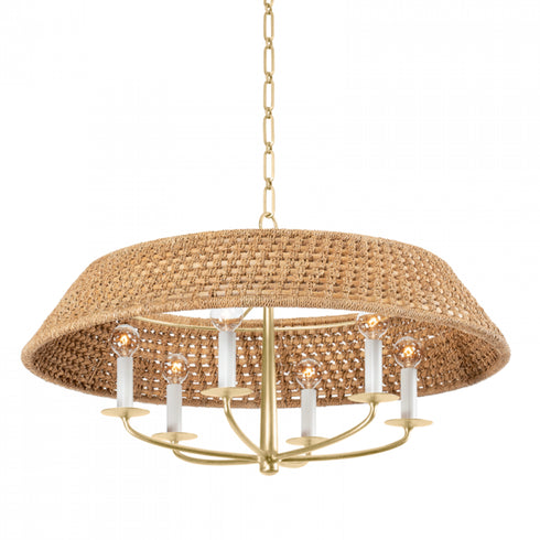 Hudson Valley 6 Light Chandelier Model: 2730-VGL