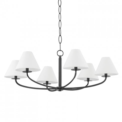 Hudson Valley 6 Light Chandelier Model: BKO901-AGB