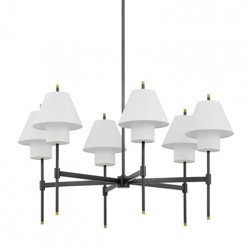 Hudson Valley 6 Light Chandelier Model: PI1899806-AGB