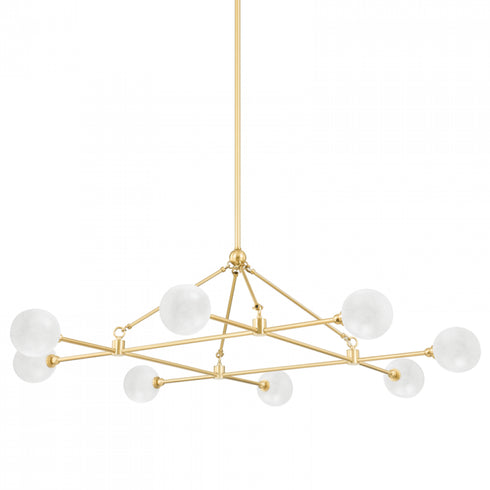 Hudson Valley 8 Light Chandelier Model: 4846-AGB