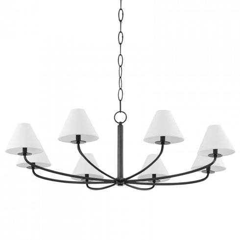 Hudson Valley 8 Light Chandelier Model: BKO902-AGB