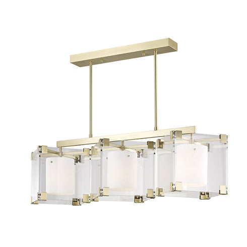 Hudson Valley Achilles 3 Light Island Light Model: 4154-AGB