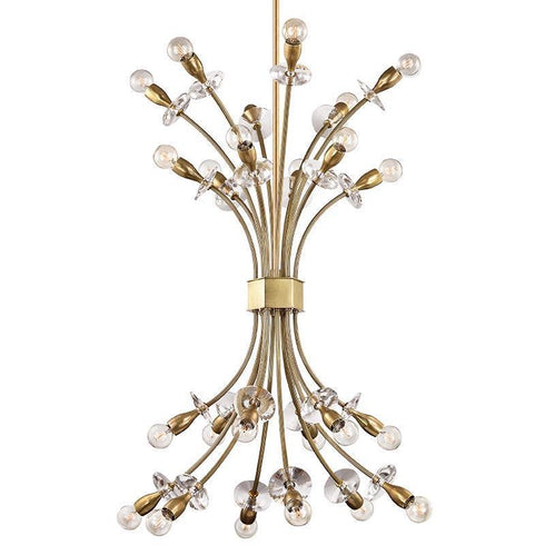 Hudson Valley Alexandria 24 Light Chandelier Model: 2724-AGB