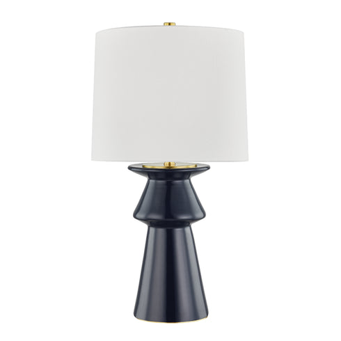Hudson Valley Amagansett 1 Light Table Lamp Model: L1419-GRY