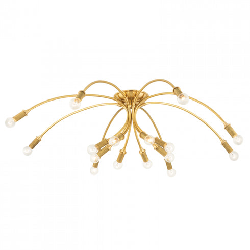 Hudson Valley Amboy 16 Light Flush Mount Model: 1548-AGB