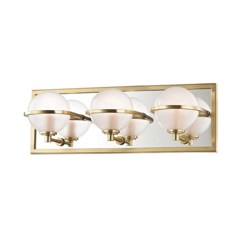 Hudson Valley Axiom 3 Light Bath Bracket Model: 6443-AGB
