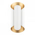 Hudson Valley Banks 2 Light Wall Sconce Model: 8500-GL/WH