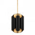 Hudson Valley Banks 6 Light Pendant Model: 8513-GL/BK