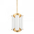 Hudson Valley Banks 6 Light Pendant Model: 8513-GL/BK
