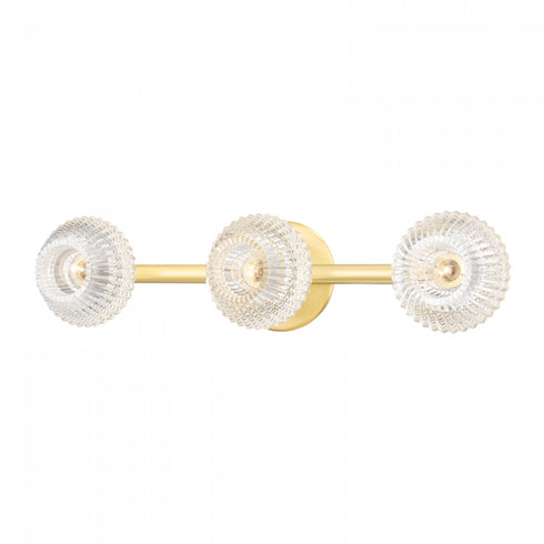 Hudson Valley Barclay 3 Light Bath Bracket Model: 6143-AGB