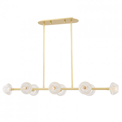Hudson Valley Barclay 8 Light Island Light Model: 6154-PN