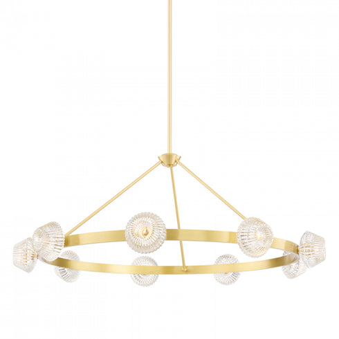Hudson Valley Barclay 9 Light Chandelier Model: 6150-PN