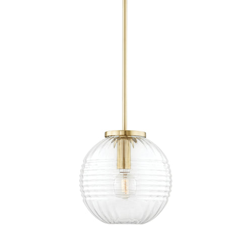 Hudson Valley Bay Ridge 1 Light Small Pendant Model: 2713-PN