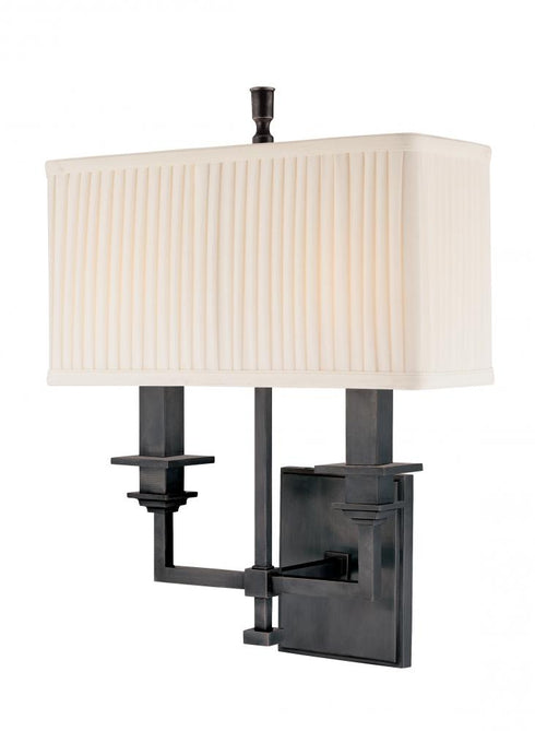 Hudson Valley Berwick 2 Light Wall Sconce Model: 242-AGB