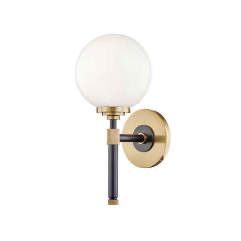 Hudson Valley Bowery 1 Light Bath Bracket Model: 3701-AOB
