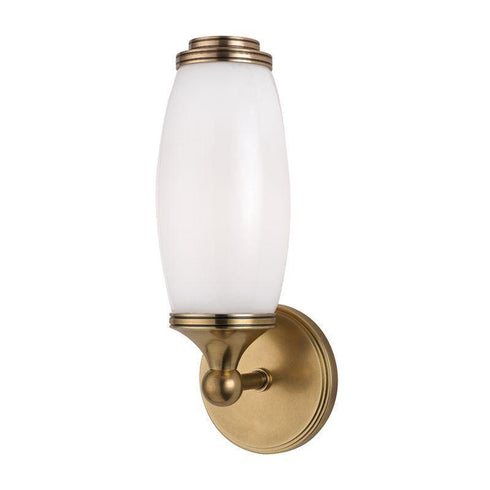 Hudson Valley Brooke 1 Light Wall Sconce Model: 1681-AGB