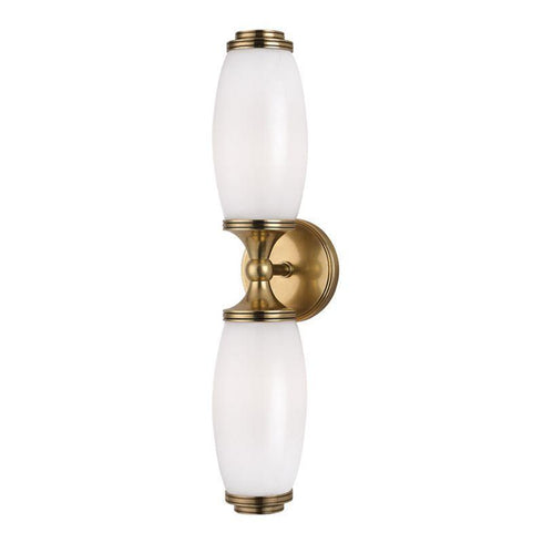 Hudson Valley Brooke 2 Light Wall Sconce Model: 1682-AGB