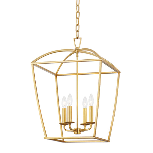 Hudson Valley Bryant 4 Light Medium Pendant Model: 8317-WP
