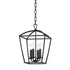 Hudson Valley Bryant 4 Light Small Pendant Model: 8311-WP