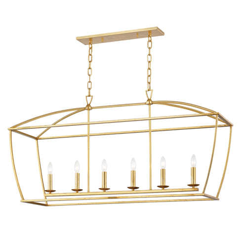 Hudson Valley Bryant 6 Light Island Light Model: 8348-WP