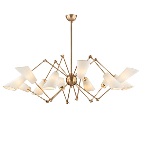 Hudson Valley Buckingham 12 Light Chandelier Model: 5312-OB